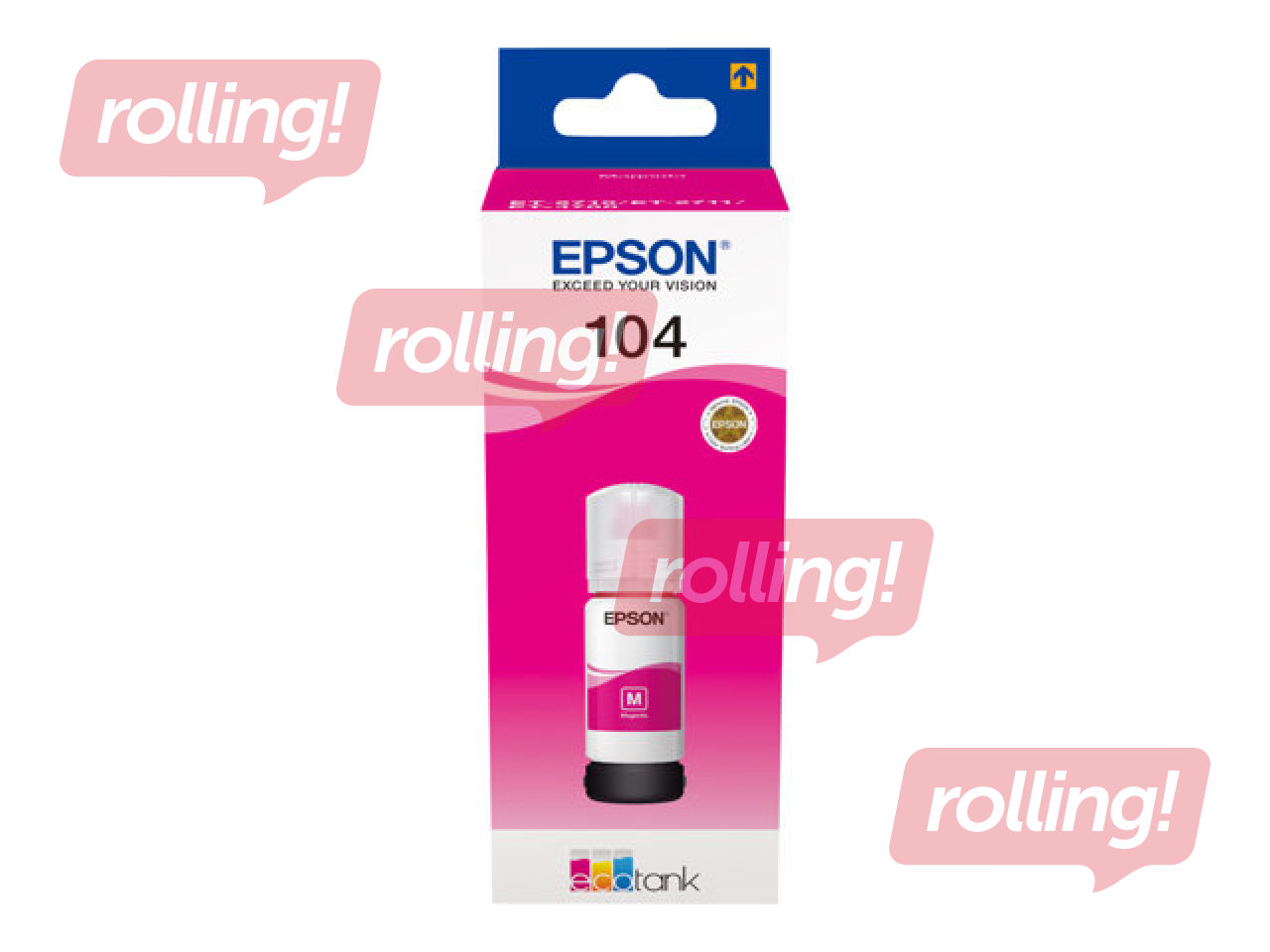 Epson EcoTank 104 magenta ink tank, 65ml