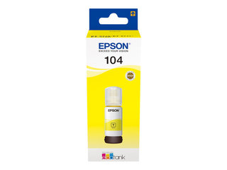 Epson EcoTank 104 yellow ink tank, 65ml