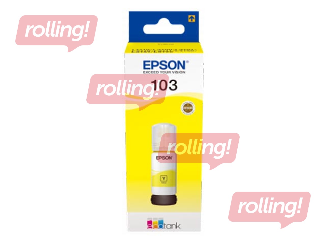 Tindikassett Epson 103 ECOTANK kollane (7500 lk., 65ml)