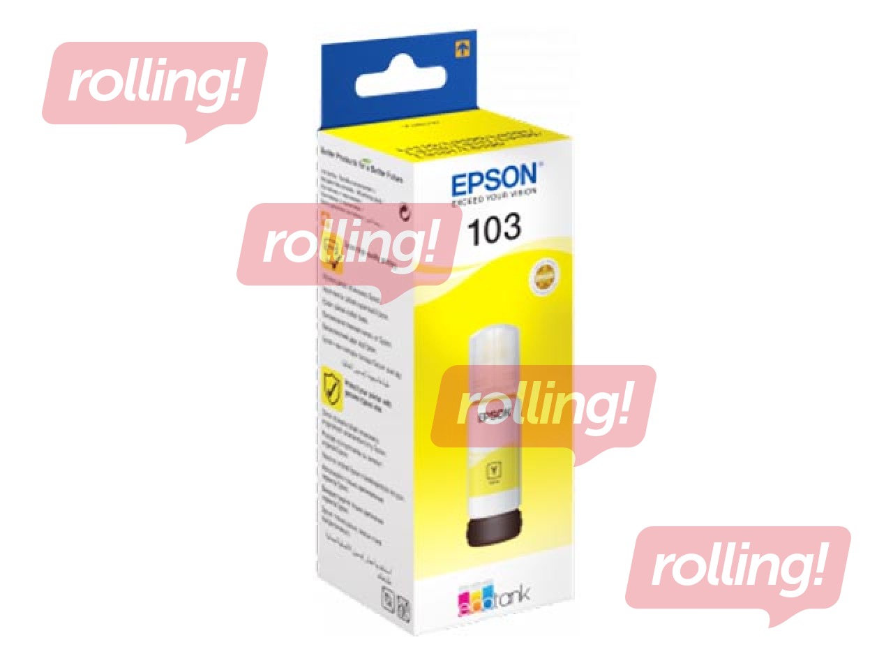 Tindikassett Epson 103 ECOTANK kollane (7500 lk., 65ml)