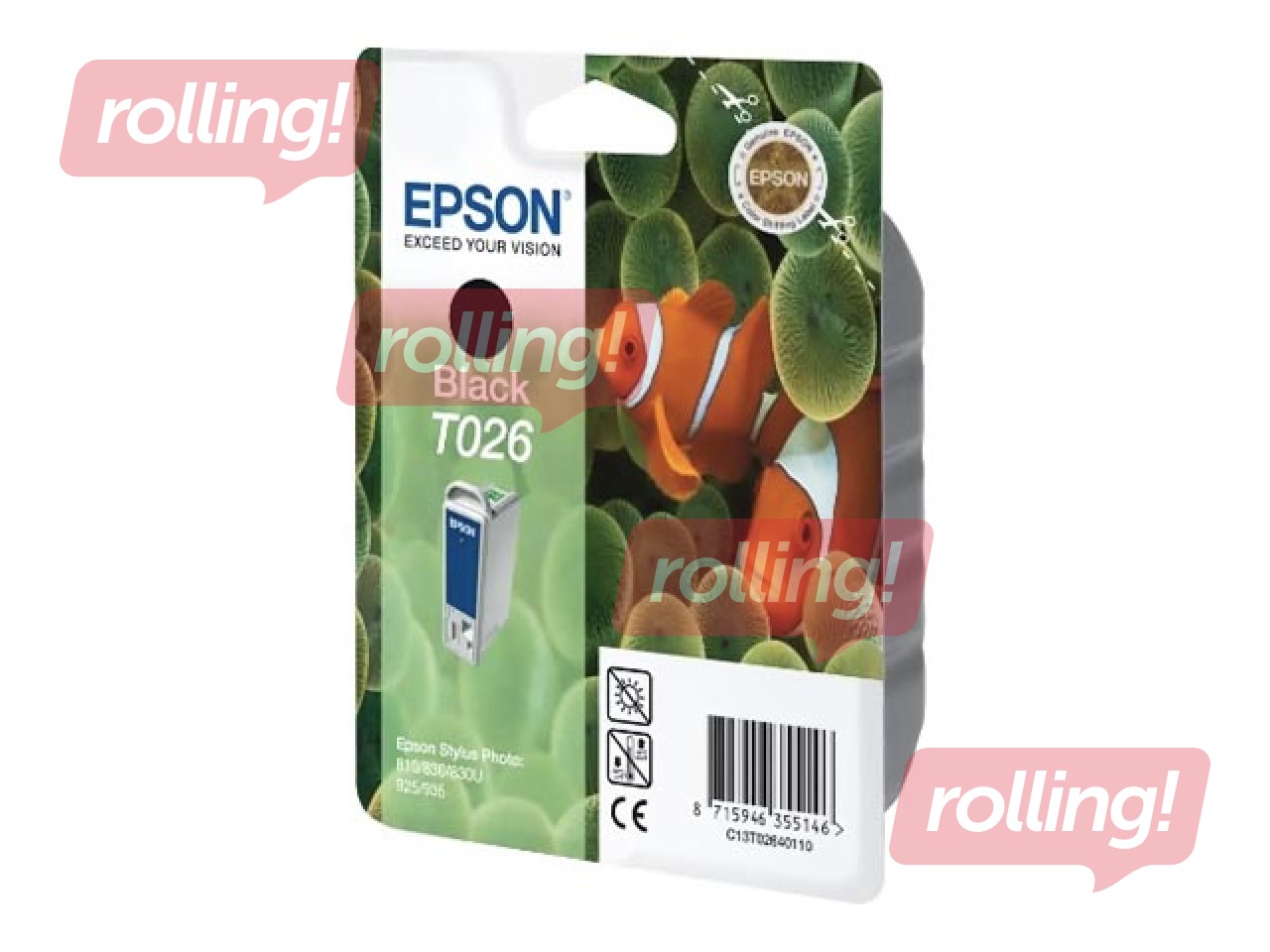 Tindikassett Epson Stylus Photo 810, must, 16ml