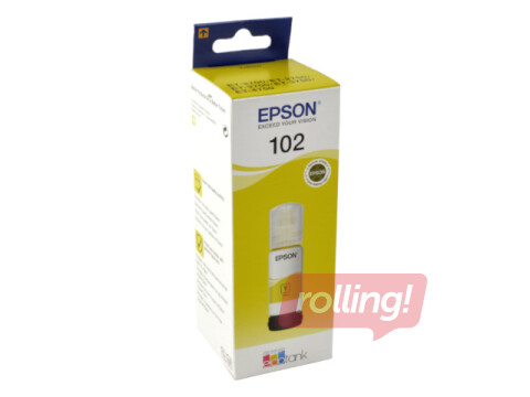 Epson EcoTank 102 Dzeltenas tintes pudele, 70 ml (6000 lpp)