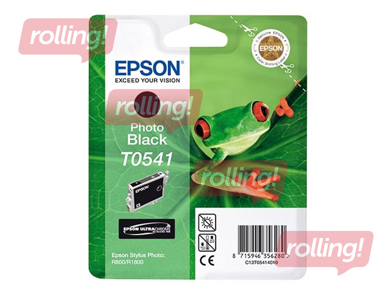 Tindikassett Epson Stylus Photo R800, must, 13ml