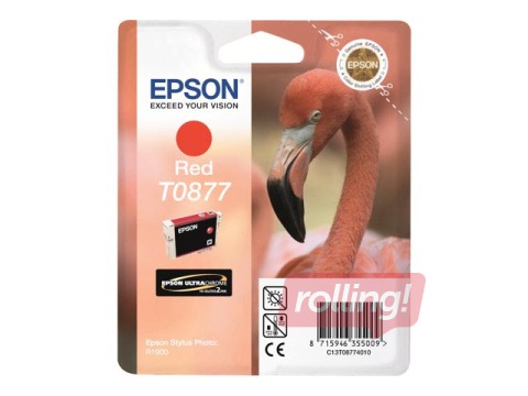 Tindikassett Epson Stylus Photo R1900, punane, 11,4ml