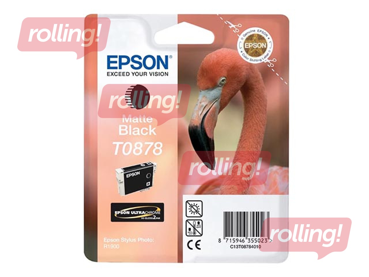 Tindikassett Epson Stylus Photo R1900, must, 11,4 ml