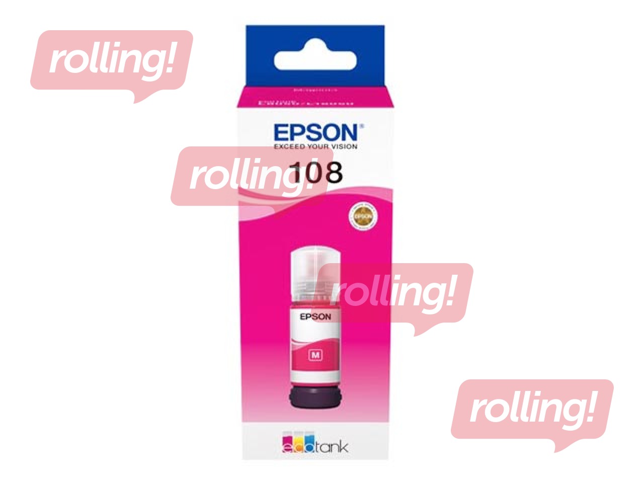 EPSON EcoTank 108 Fuksīna sarkanas tintes pudele, 70ml