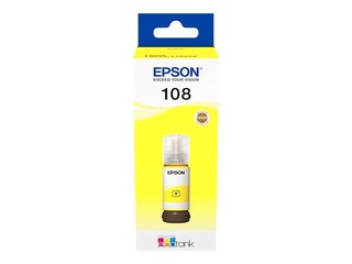 EPSON EcoTank 108 Dzeltenas tintes pudele, 70ml