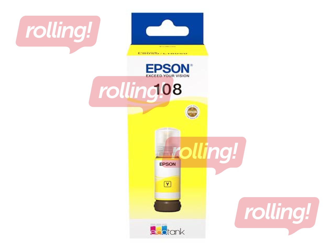 EPSON EcoTank 108 Dzeltenas tintes pudele, 70ml