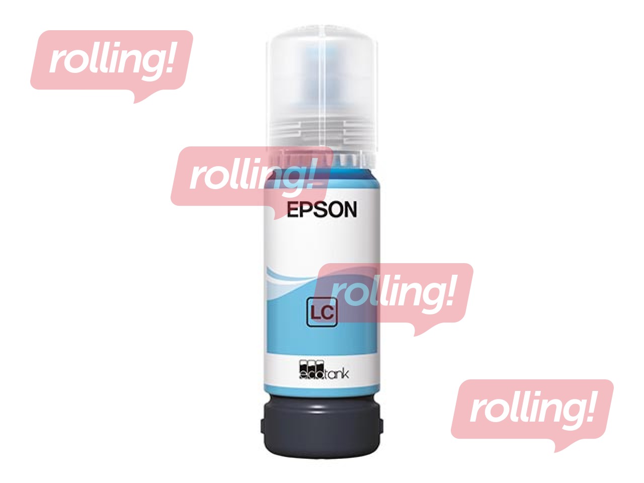EPSON EcoTank 108 Gaiši Ciānzila tintes pudele, 70ml