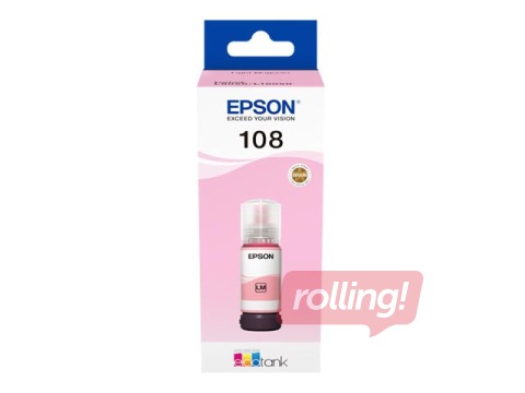 EPSON EcoTank 108 Gaiši Fuksīna sarkanas tintes pudele, 70ml