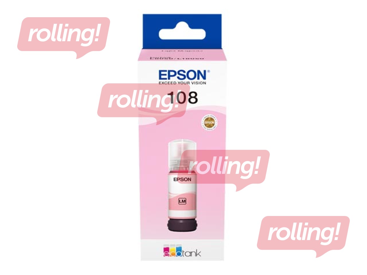 EPSON EcoTank 108 Gaiši Fuksīna sarkanas tintes pudele, 70ml
