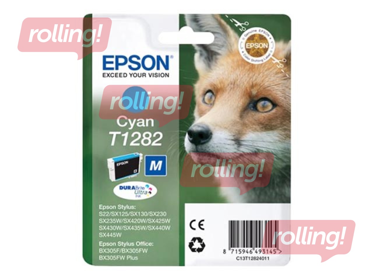 Tindikassett Epson Stylus SX420W, sinine, 3,5ml