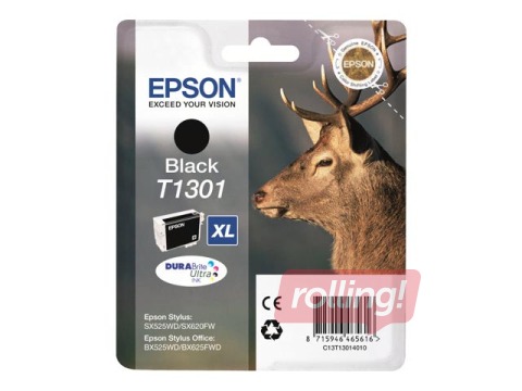 Tindikasset Epson T1301 XL, must, 25.9ml