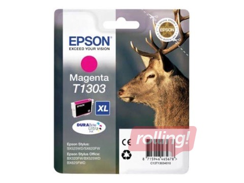 Tindikassett Epson T1303 XL, punane, 10.1ml