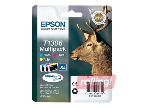 Värviliste tindikassettide komplekt Epson Stylus Office BX305F XL