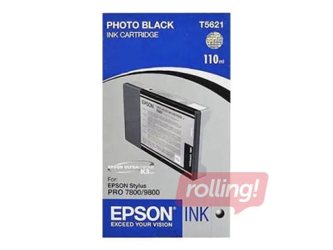 Tindikassett Epson Stylus PRO 7800, foto must, 110ml