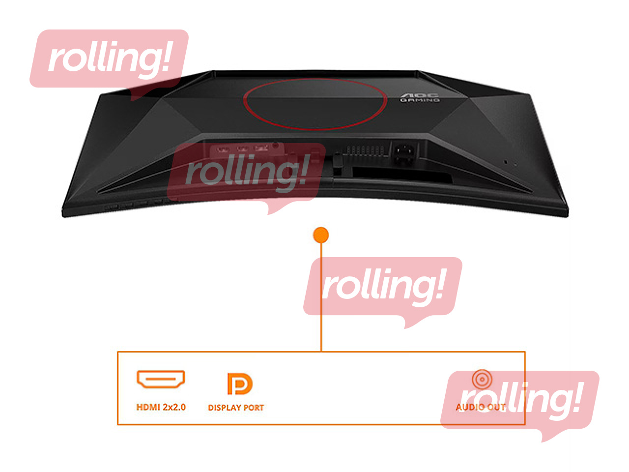 Monitor AOC Gaming, Fast VA, Full HD (1080p) 1920x1080, 180Hz, 300cd/m², 27