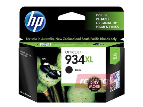 Tindikassett HP 934 XL, must