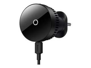 Magnetiline juhtmevaba laadija Baseus, MagPro, õhuresti kinnitus, 15W, must