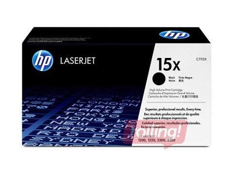 Toonerkassett HP LJ 1000/ 1200, must, (3500 lk)