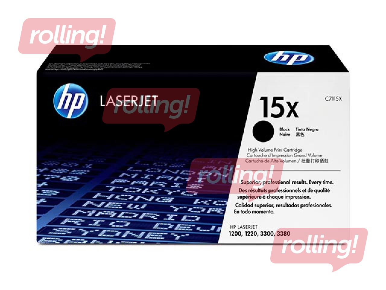 Toonerkassett HP LJ 1000/ 1200, must, (3500 lk)