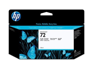 Tindikassett HP Nr. 72, foto must, 130ml
