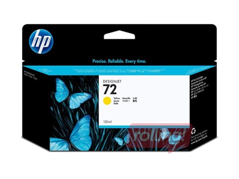 Tintes kasete  HP Nr. 72, dzeltena, 130ml