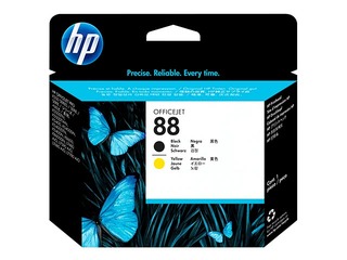 Печатающая головка HP Nr. 88, чёрная и жёлтая