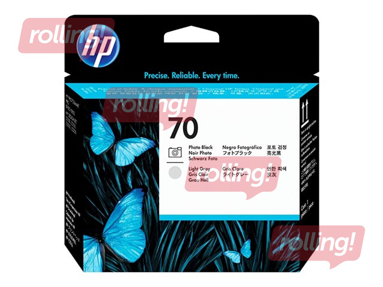 Printhead  HP Nr. 70, photo black and light grey 