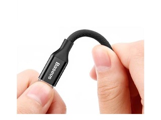 Savienotājvads  Baseus Yiven USB - Lightning, 2A, 1.2m, melns