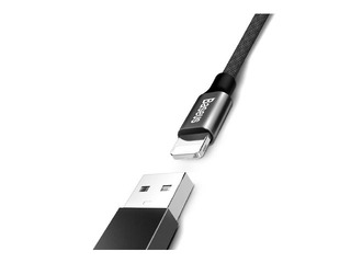 Ühendusjuhe Baseus Yiven USB - Lightning, 2A, 1.2m, must