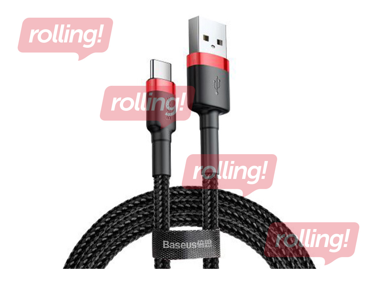 Baseus Cafule USB 2.0 A - Type C Male QC 3.0 1m