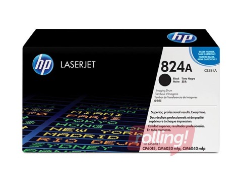 Drum Unit HP CLJ CP6015, must, (23000 lk)