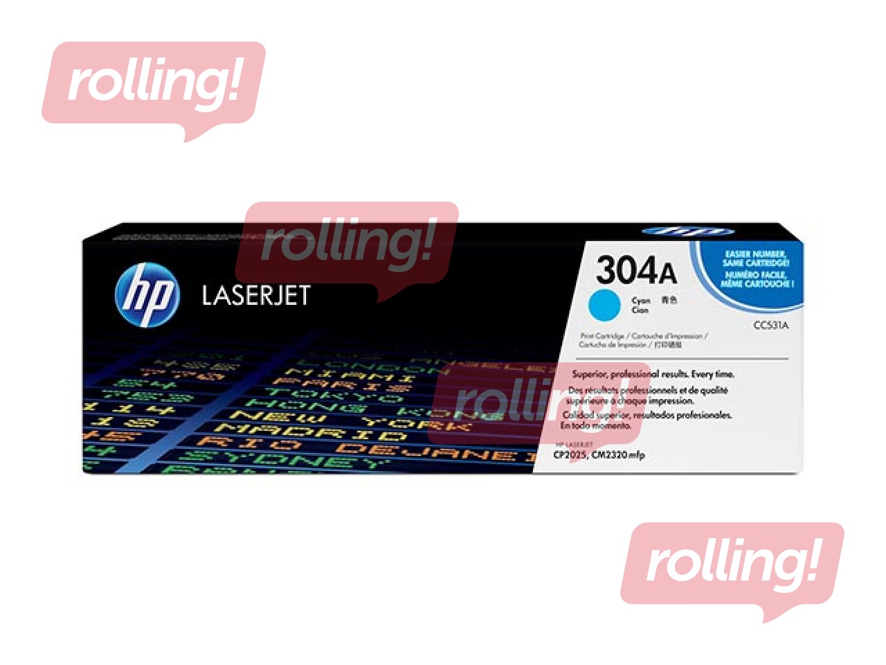 Toonerkassett HP CLJ CP2025, sinine, (2800 lk)