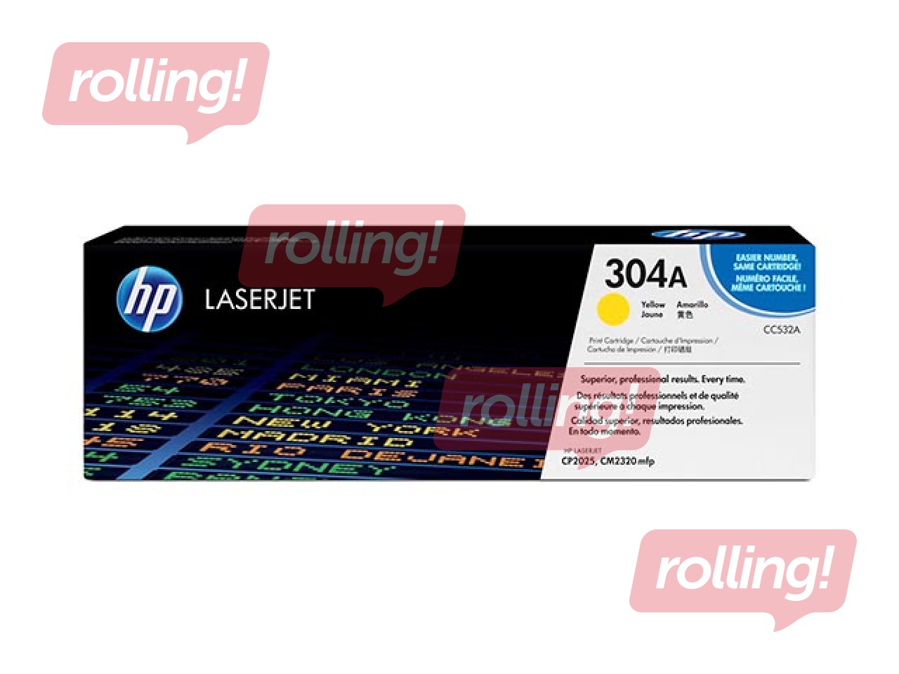 Toonerkassett HP CLJ CP2025, kollane, (2800 lk)