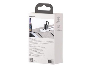 Laadija Baseus GaN2 USB + Type C, 65W, must