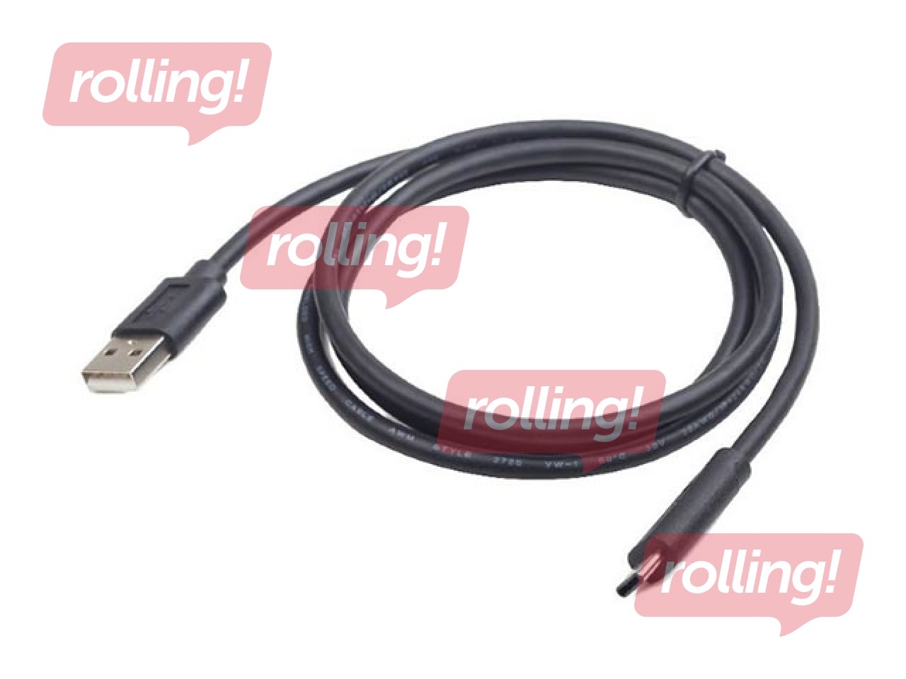 Connecting Cable Gembird USB - Type C, 1.8m, black