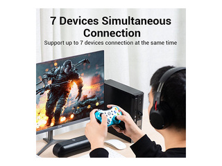 Adapter Vention USB-A Bluetooth 5.0 CDSB0 (black)