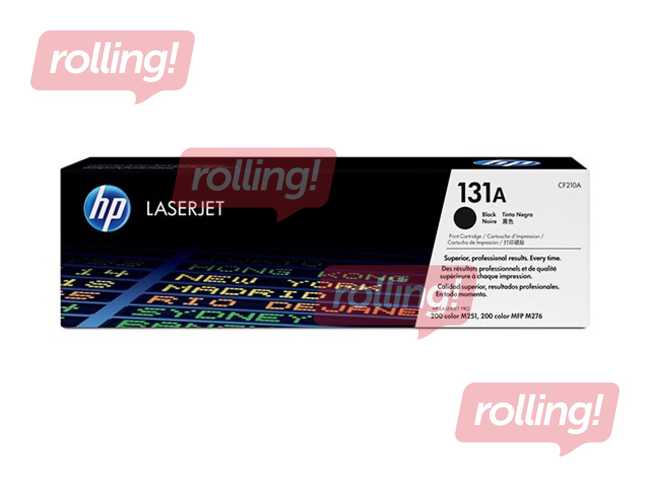 Toonerkassett HP CLJ  PRO 200 M251NW, must, (1600 lk)