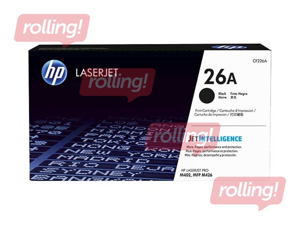 HP 26A Black Original LaserJet Toner Cartridge (3.100 pages)