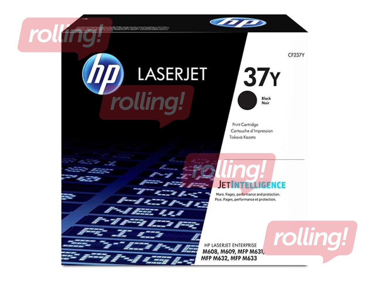 Tonera kasete HP 37Y, Melna (41000 lpp)