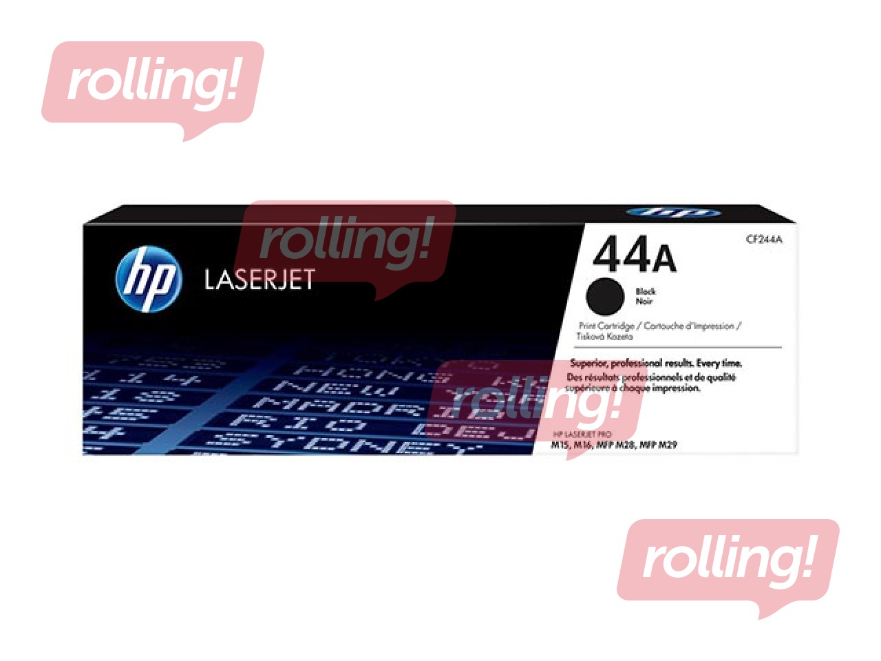 HP 44A Black Original LaserJet Toner Cartridge (1000 pgs)