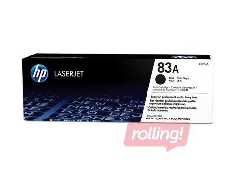 Toonerkassett HP LJ Pro M127, must, (1500 lk)