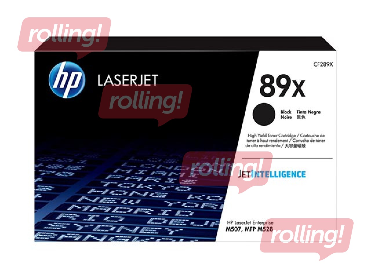 Tonera Kasete HP 89X, melna, 10000 lpp.