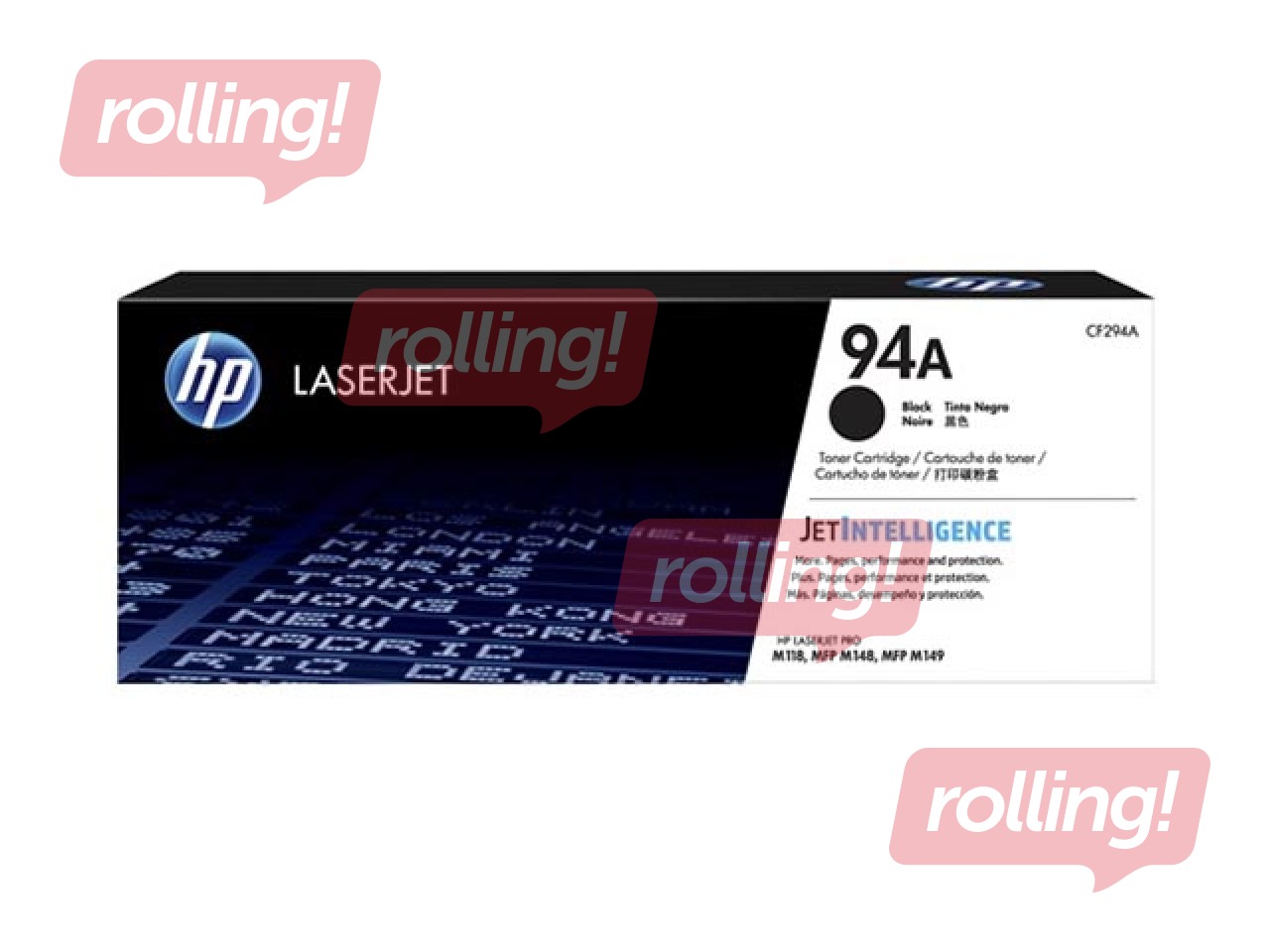 Toonerkassett HP 94A, Must (1200 lk)