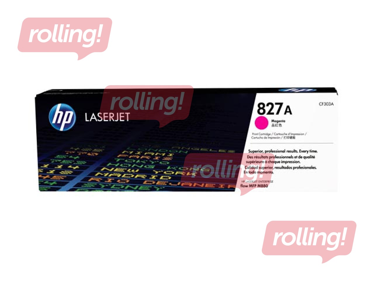 HP 827A Magenta LaserJet Toner Cartridge (~32,000 pages)