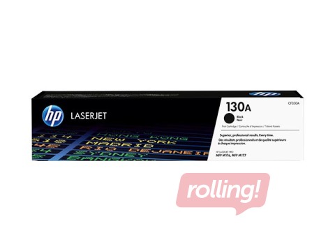 HP 130A Black Original LaserJet Toner Cartridge (1300 pgs.)