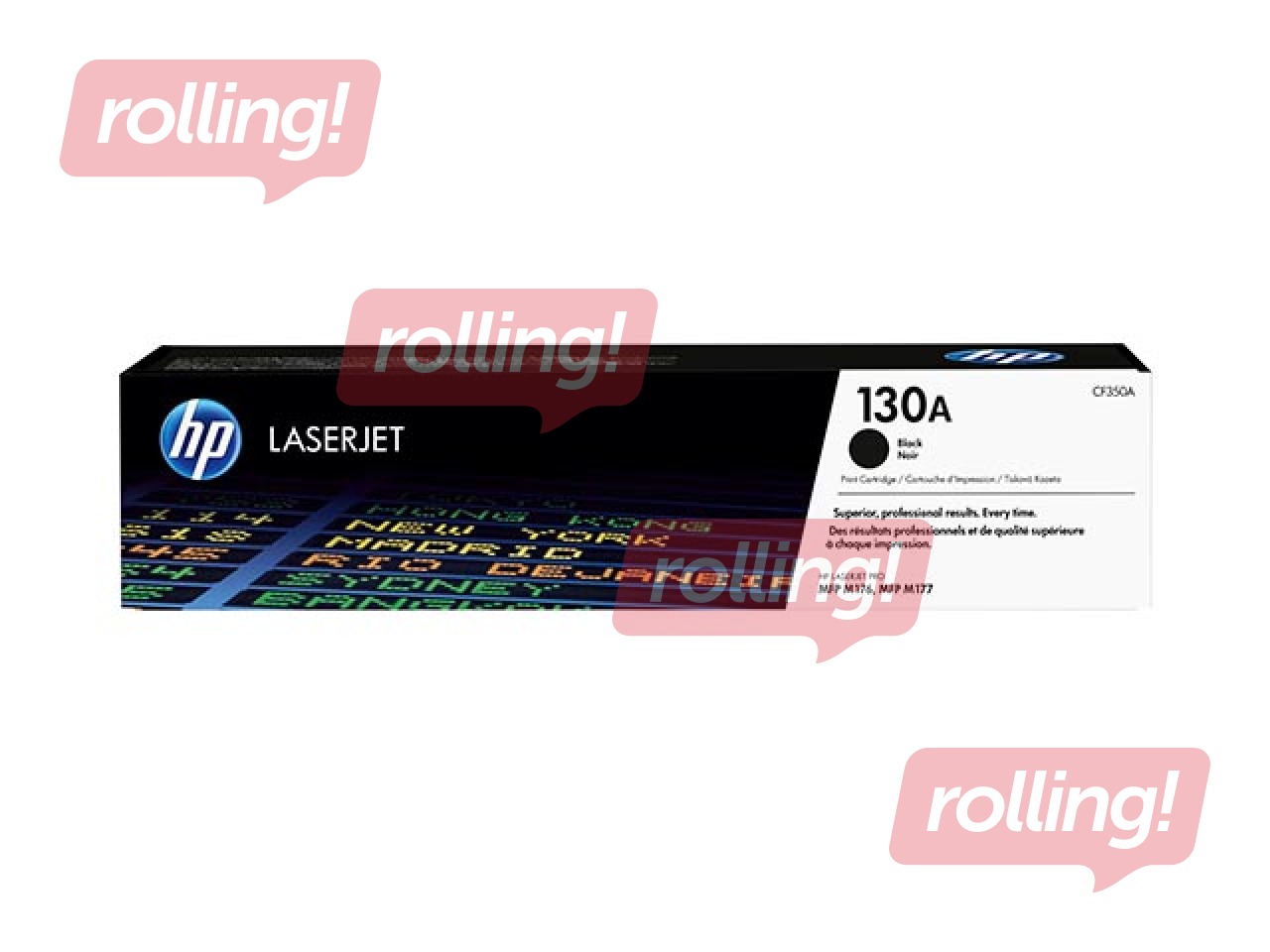 Tooner HP 130A Original LaserJet, must (1300 lk)