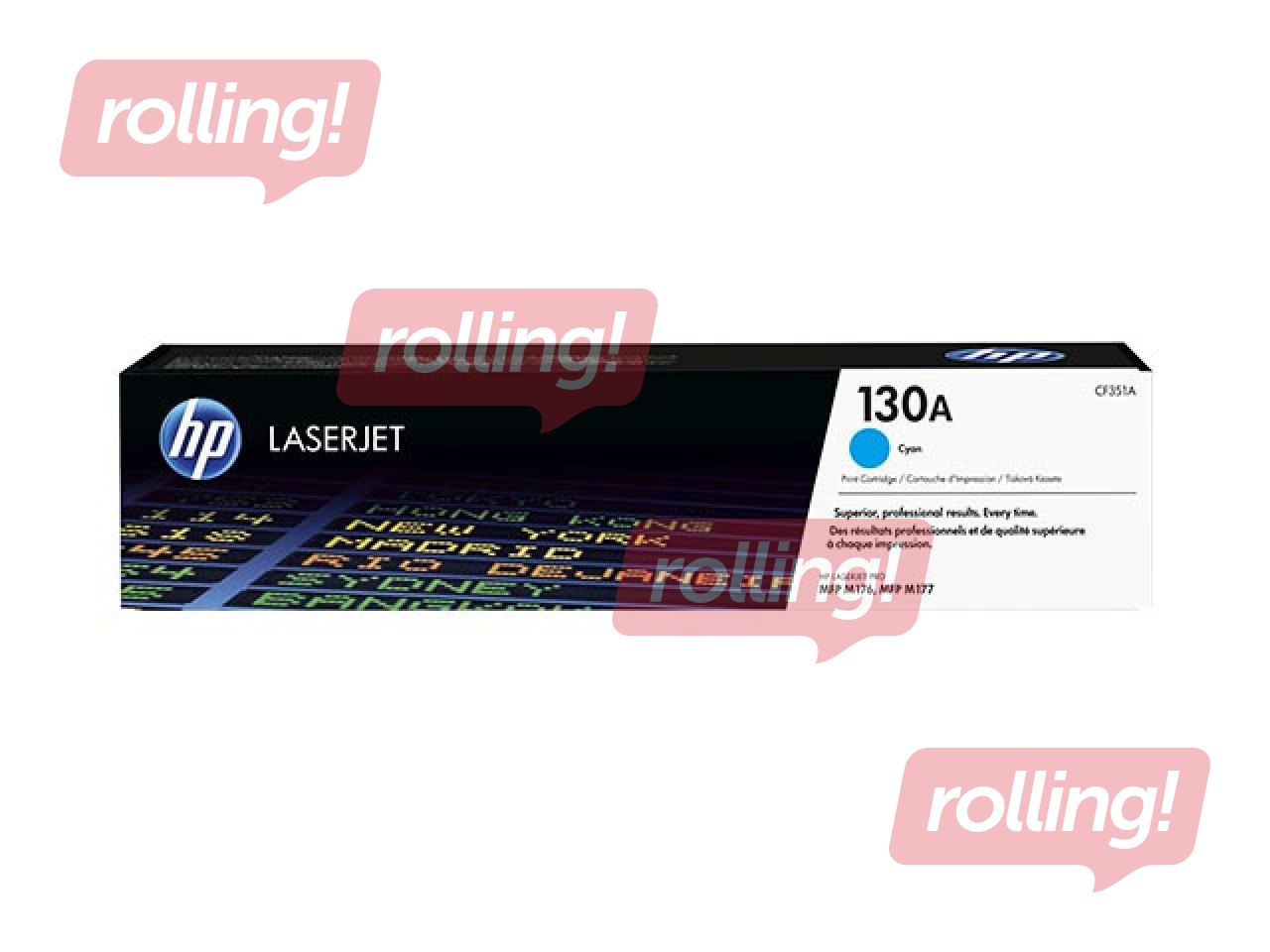 HP 130A Cyan Original LaserJet Toner Cartridge (1000 pgs.)