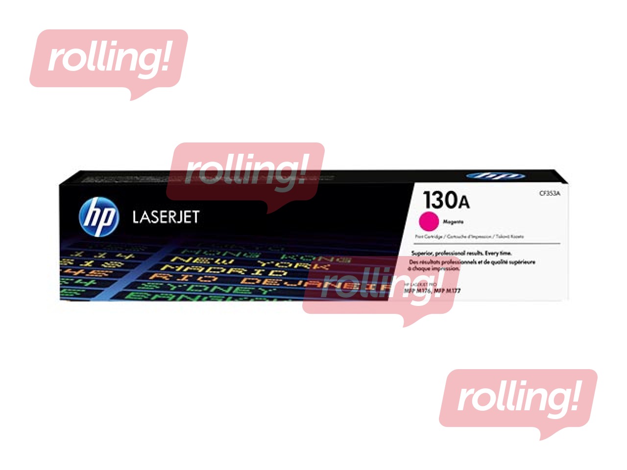 HP 130A Magenta Original LaserJet Toner Cartridge (1000 pgs.)